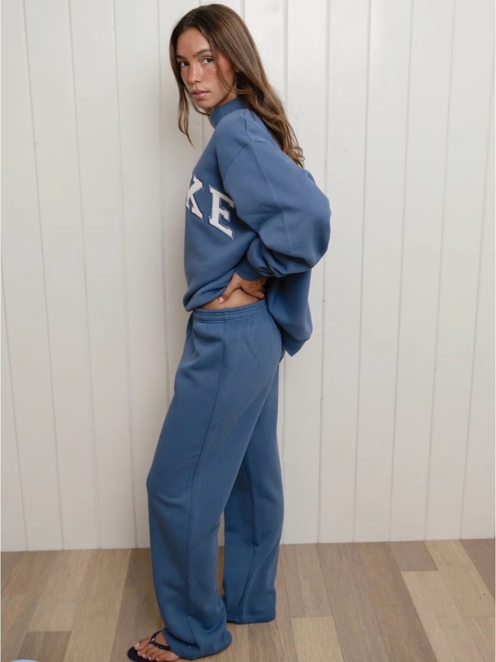 Parke Boxer Sweatpants -Washed Indigo